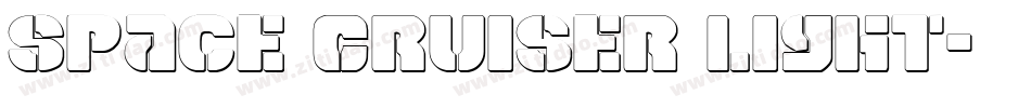 Space Cruiser Light字体转换